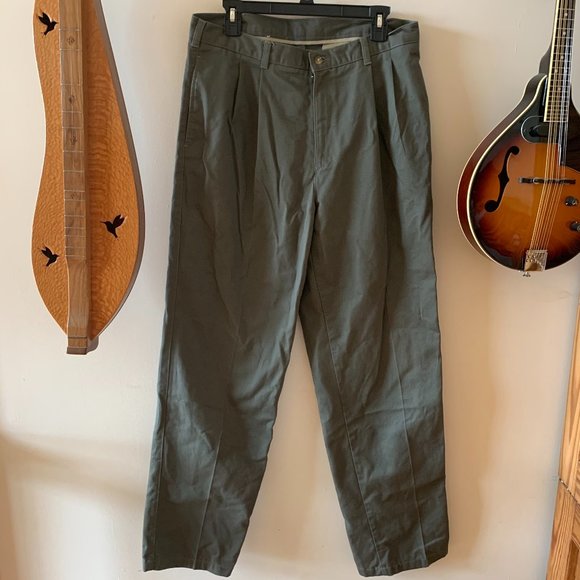 Van Heusen Gray Dress Pants 34/34 - Picture 1 of 8